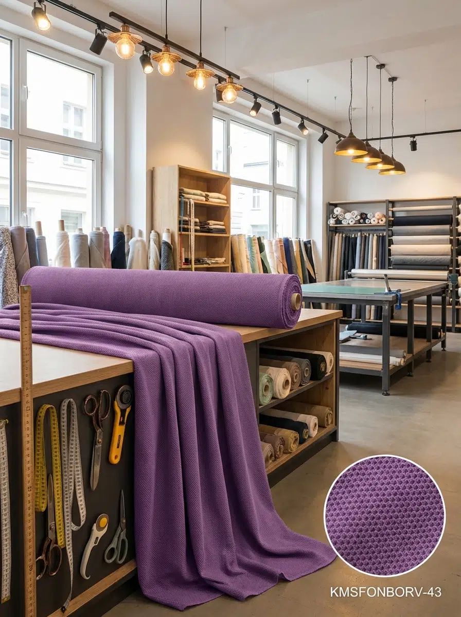 Armül Dokulu Fon Perdelik Kumaş 100en300boy - MOR