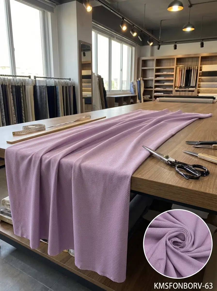 Armül Dokulu Fon Perdelik Kumaş 100en300boy - PUDRA