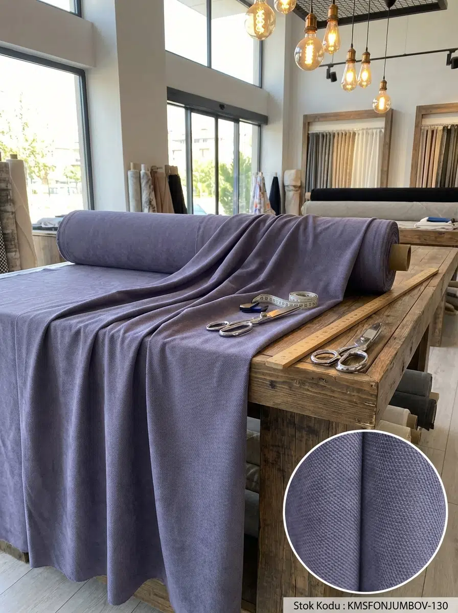 Armül Dokuma Düz Fon Perdelik Kumaş 100en300boy - KOYU GRİ