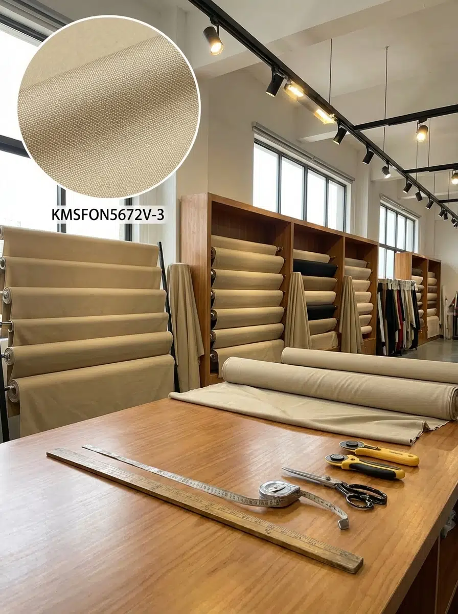 Armül Dokuma Fon Perdelik Kumaş 100en300boy - BEJ