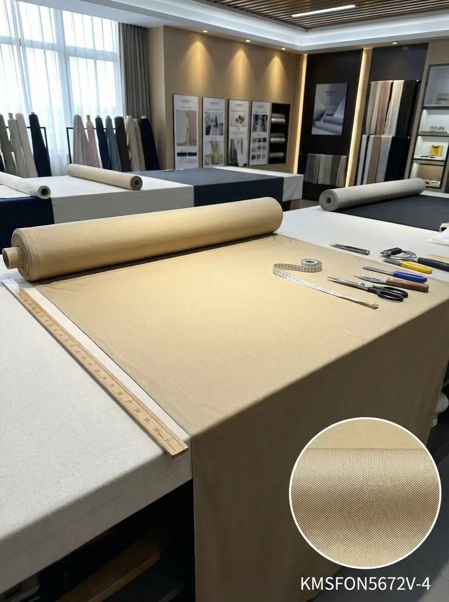 Armül Dokuma Fon Perdelik Kumaş 100en300boy - A-BEJ