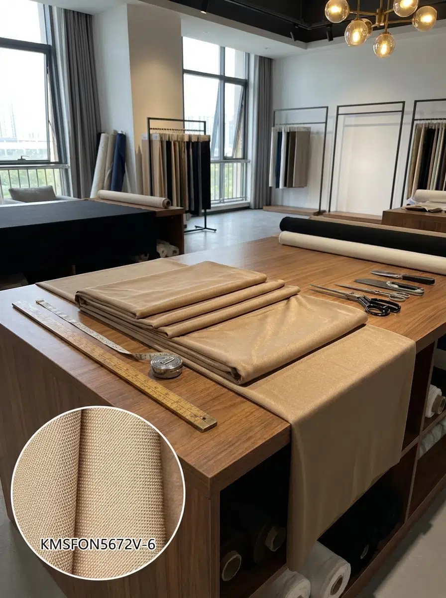 Armül Dokuma Fon Perdelik Kumaş 100en300boy - KAHVE