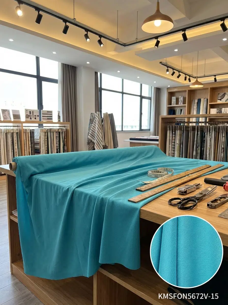 Armül Dokuma Fon Perdelik Kumaş 100en300boy - MAVİ