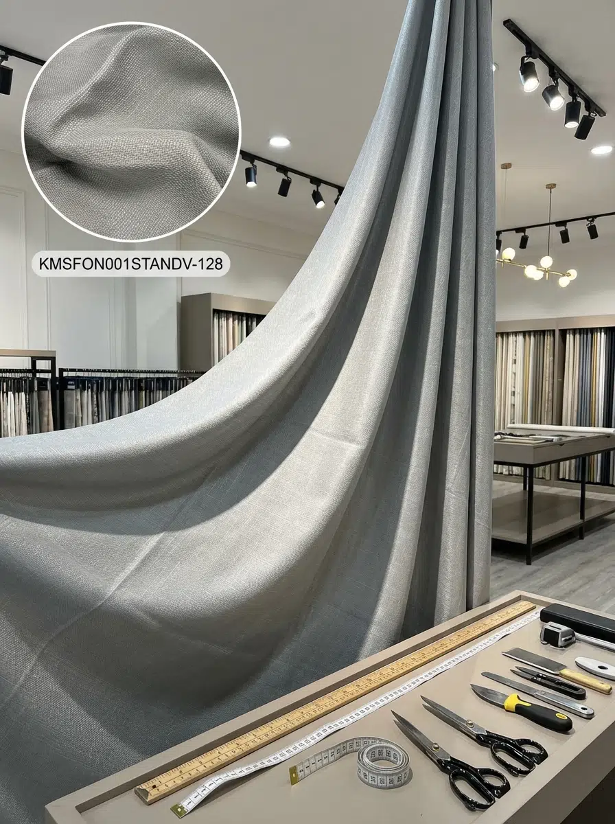 Armül Düz Polyester Kadife Kumaş 100en300boy - GRİ