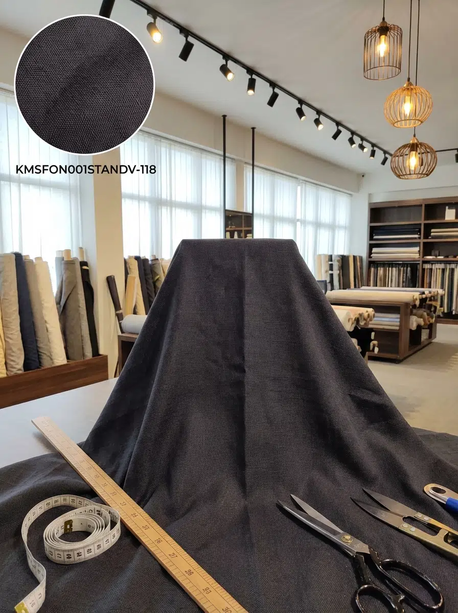 Armül Düz Polyester Kadife Kumaş 100en300boy - KOYU GRİ