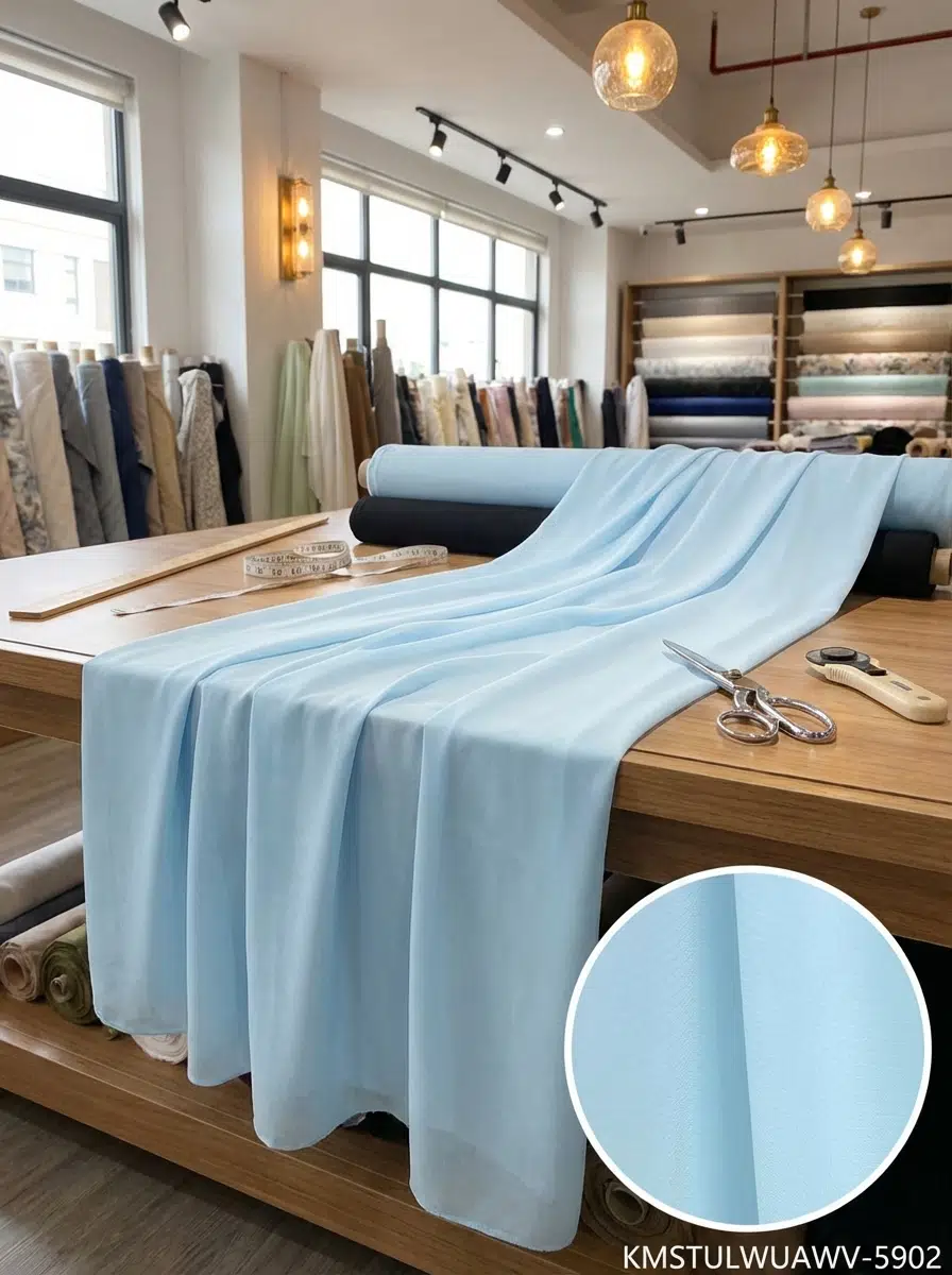 Armül Fantazi Tül Perdelik Kumaş 100enx300boy - AÇIK MAVİ