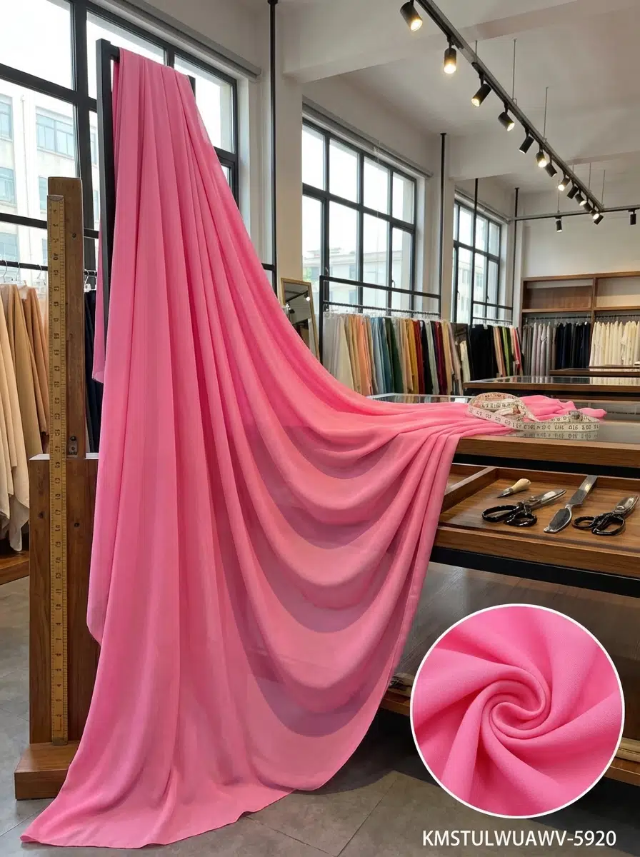 Armül Fantazi Tül Perdelik Kumaş 100enx300boy - PEMBE