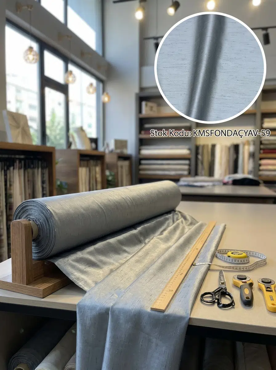 Armül Tafta Örgü Düz Perdelik Kumaş 100en300boy - PLATİN