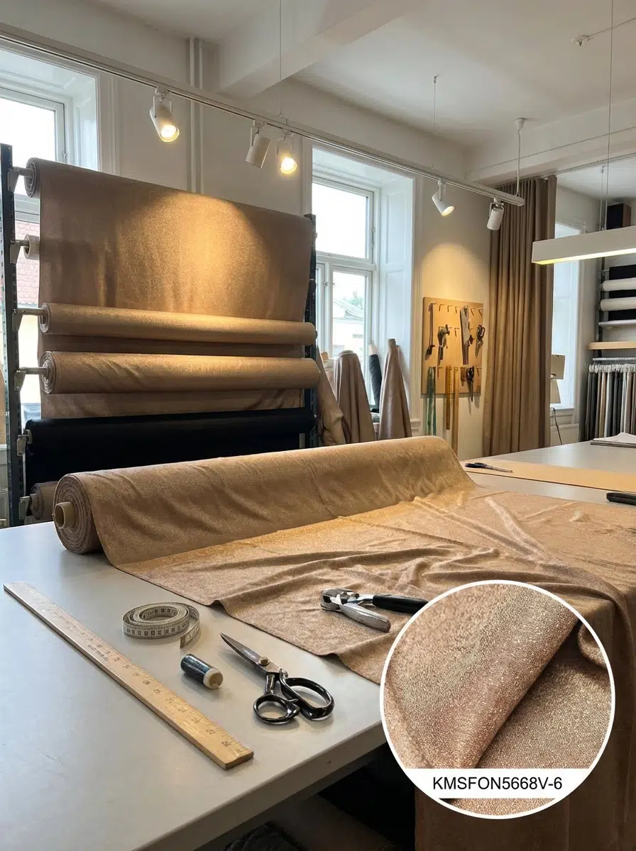 Jakar Desenli Dokuma Fon Perdelik Kumaş 100en300boy - BAKIR