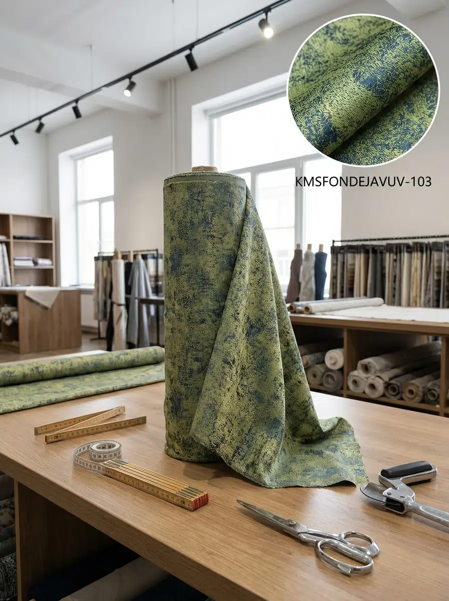 Jakar Desenli Dokuma Fon Perdelik Kumaş 100en300boy - LACİVERT-SARI