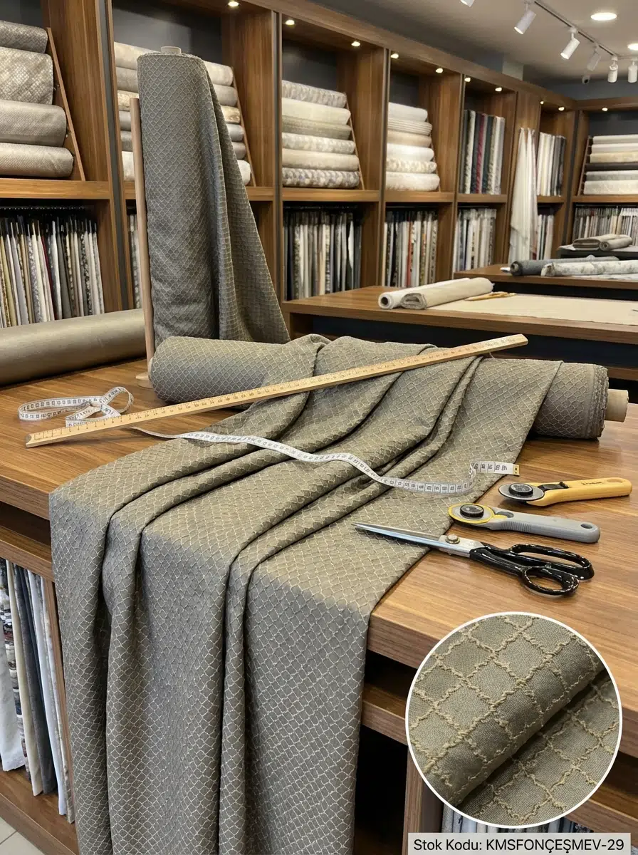 Jakar Desenli Jakar Dokuma Perdelik Kumaş 100en300boy - VİZON