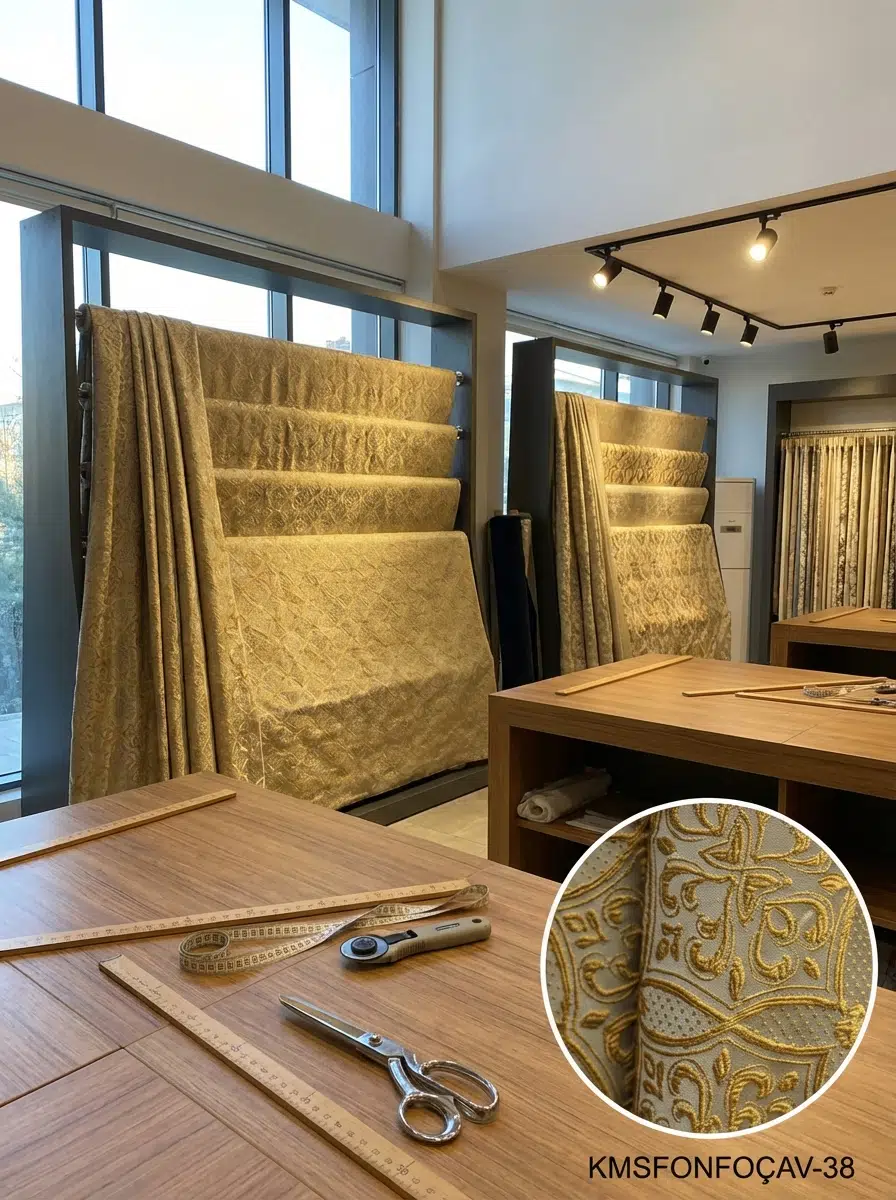 Jakar Desenli Jakar Dokuma Perdelik Kumaş 100en300boy - HARDAL