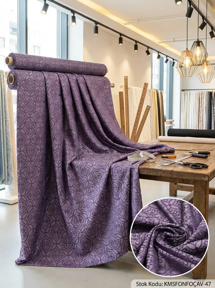 Jakar Desenli Jakar Dokuma Perdelik Kumaş 100en300boy - MOR