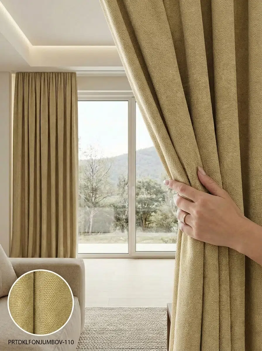 PratikFon Armül Fon Perde 140x260 cm Az Işık Geçiren - HARDAL