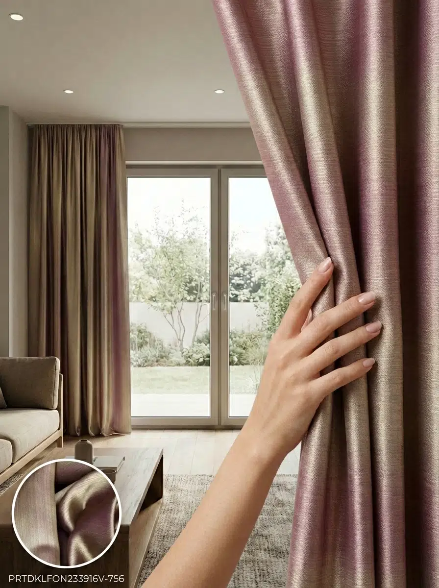 PratikFon Armül Fon Perde 140x260 cm Az Işık Geçirgen - MOR