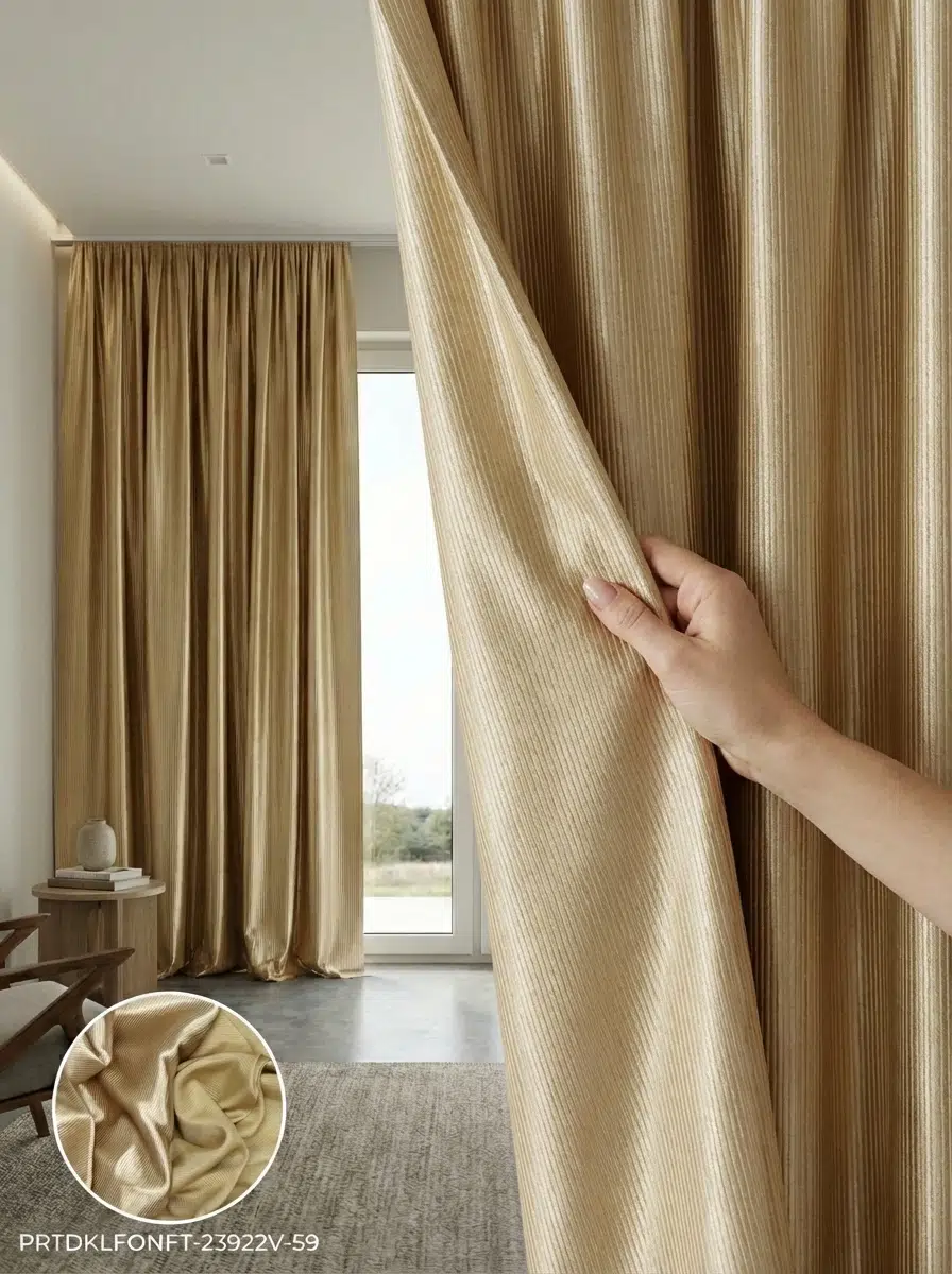 PratikFon Armül Fon Perde 140x260 cm Az Işık Geçirgen - HARDAL