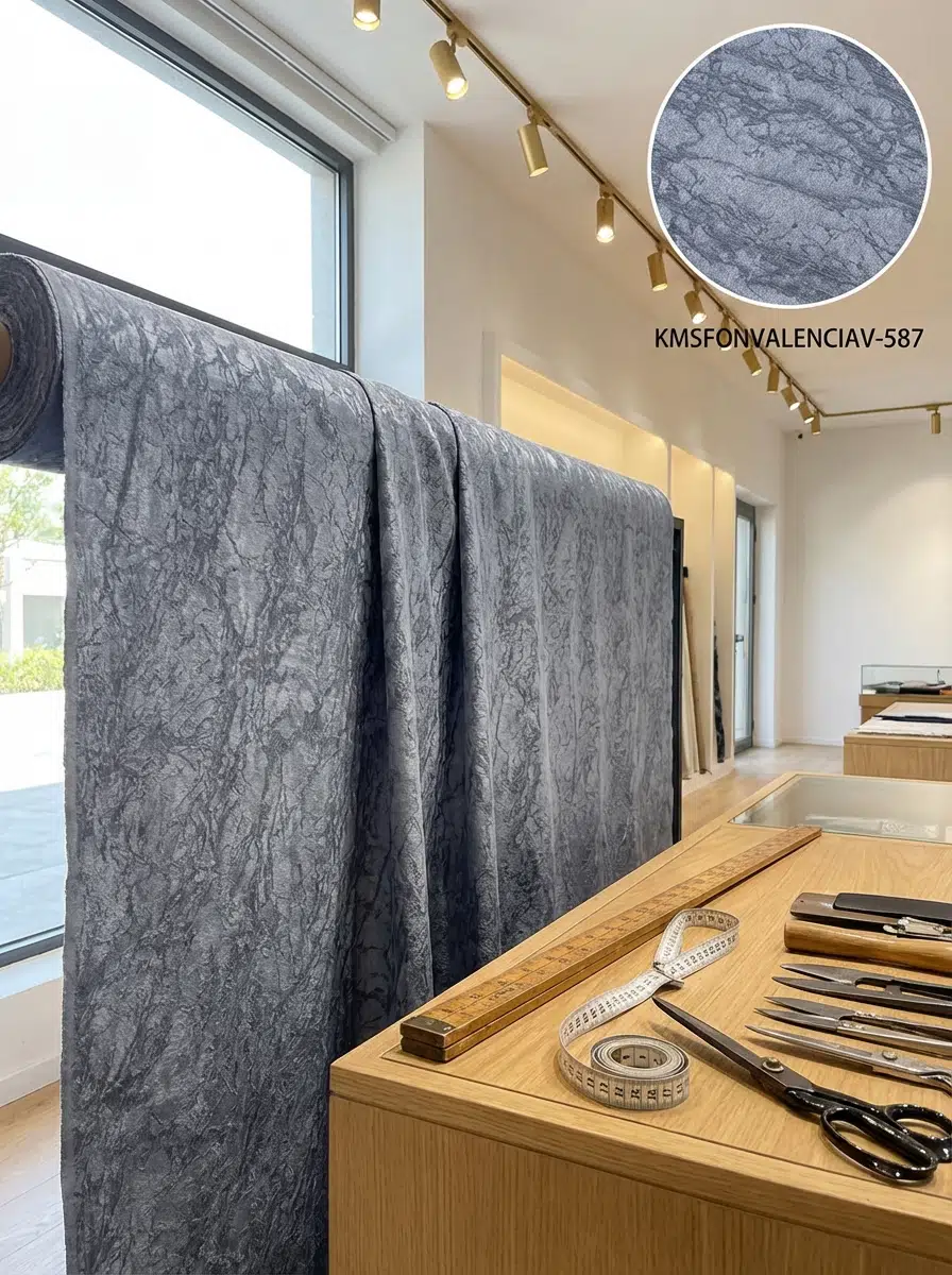 Valencia Jakar Dokuma Desenli Perdelik Kumaş 100en300boy - MOR