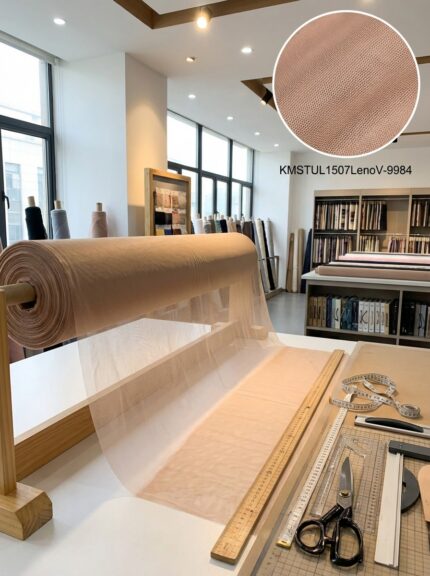 Dekoratif Petekli Tül Perde Kumaşı 100x300 cm