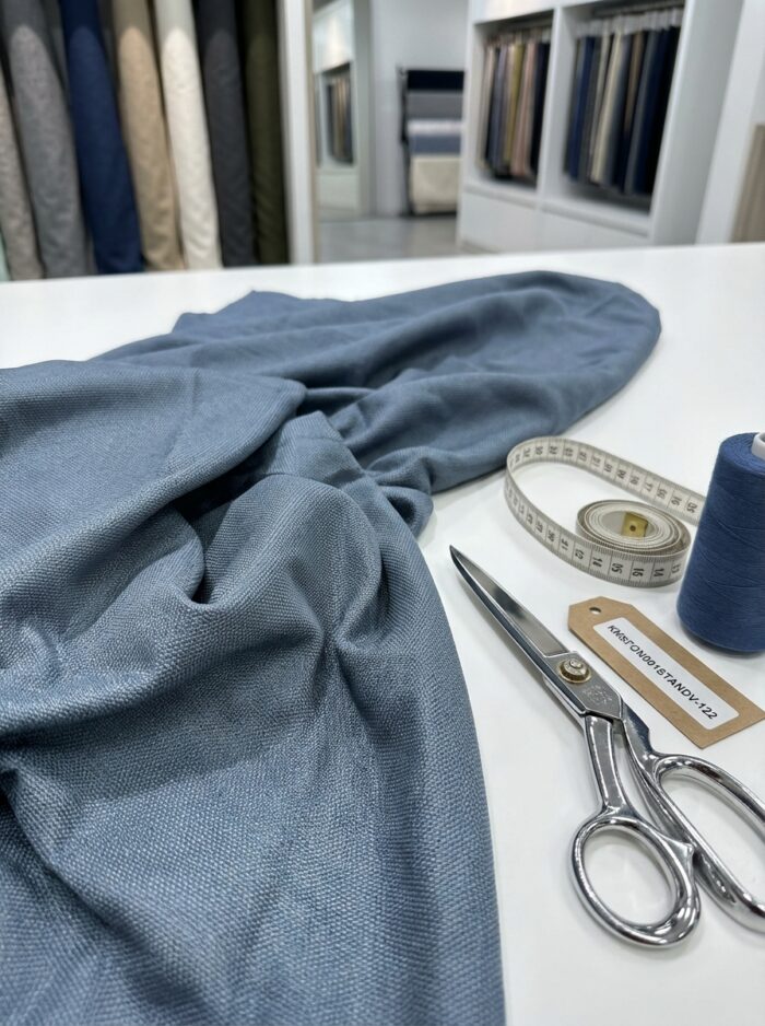 Armül Düz Polyester Kadife Fon Perde Kumaşı 100x300 cm - Görsel 2
