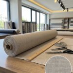 Armül Keten Efektli Fon Perde Kumaşı 100x300 cm