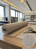 Armül Keten Efektli Fon Perde Kumaşı 100x300 cm