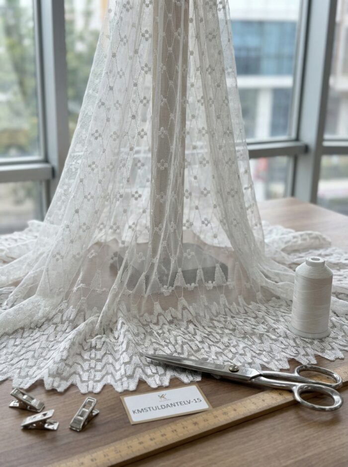Raşel Armül Tül Perde Kumaşı 100x300 cm - Görsel 2