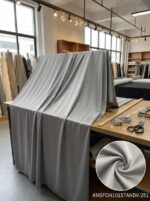 Armül Saten Blackout Fon Perde Kumaşı 100x300 cm