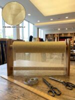 Fantazi Dekoratif Çizgili Tül Perde Kumaşı 100x300 cm