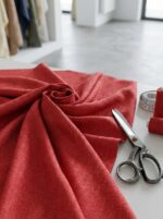 Desenli Dokuma Jakar Fon Perde Kumaşı 100x300 cm - Görsel 2