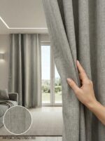 Armül Düz Dokuma Hazır Fon Perde 140x260 cm Tek Kanat