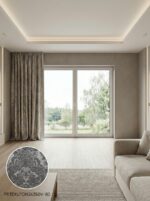 Fon Dokuma Jakar Desenli Hazır Fon Perde 140x260 cm Tek Kanat - Görsel 2