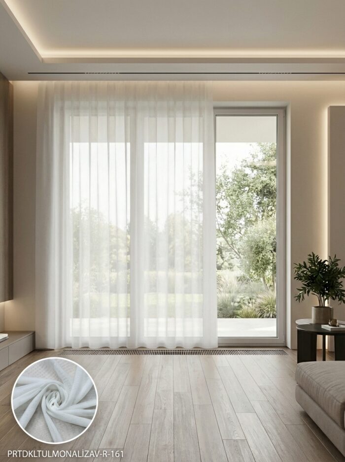 Armül Fantazi Tül Hazır Tül Perde 300x255 cm - Görsel 2