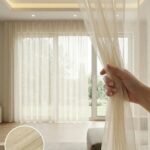 Dekoratif Tül Leno Dokuma Hazır Tül Perde 300x255 cm
