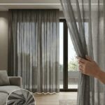Dekoratif Tül Leno Dokuma Hazır Tül Perde 300x255 cm
