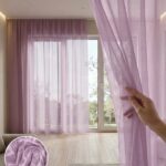 Dekoratif Tül Leno Dokuma Hazır Tül Perde 300x255 cm