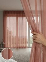Dekoratif Tül Leno Dokuma Hazır Tül Perde 300x255 cm
