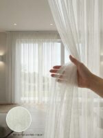 Dekoratif Tül Leno Dokuma Hazır Tül Perde 300x255 cm