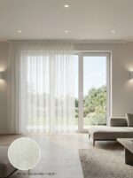 Dekoratif Tül Leno Dokuma Hazır Tül Perde 300x255 cm - Görsel 2