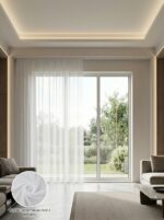 Dekoratif Tül Leno Dokuma Hazır Tül Perde 300x255 cm - Görsel 2