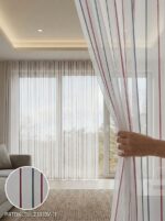 Dekoratif Tül Leno Dokuma Hazır Tül Perde 300x255 cm