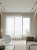 Dekoratif Tül Leno Dokuma Hazır Tül Perde 300x255 cm - Görsel 2