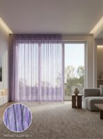 Dekoratif Tül Leno Dokuma Hazır Tül Perde 300x255 cm - Görsel 2