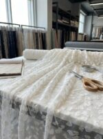 Raşel Jakar Desenli Tül Perde Kumaşı 100x300 cm - Görsel 2